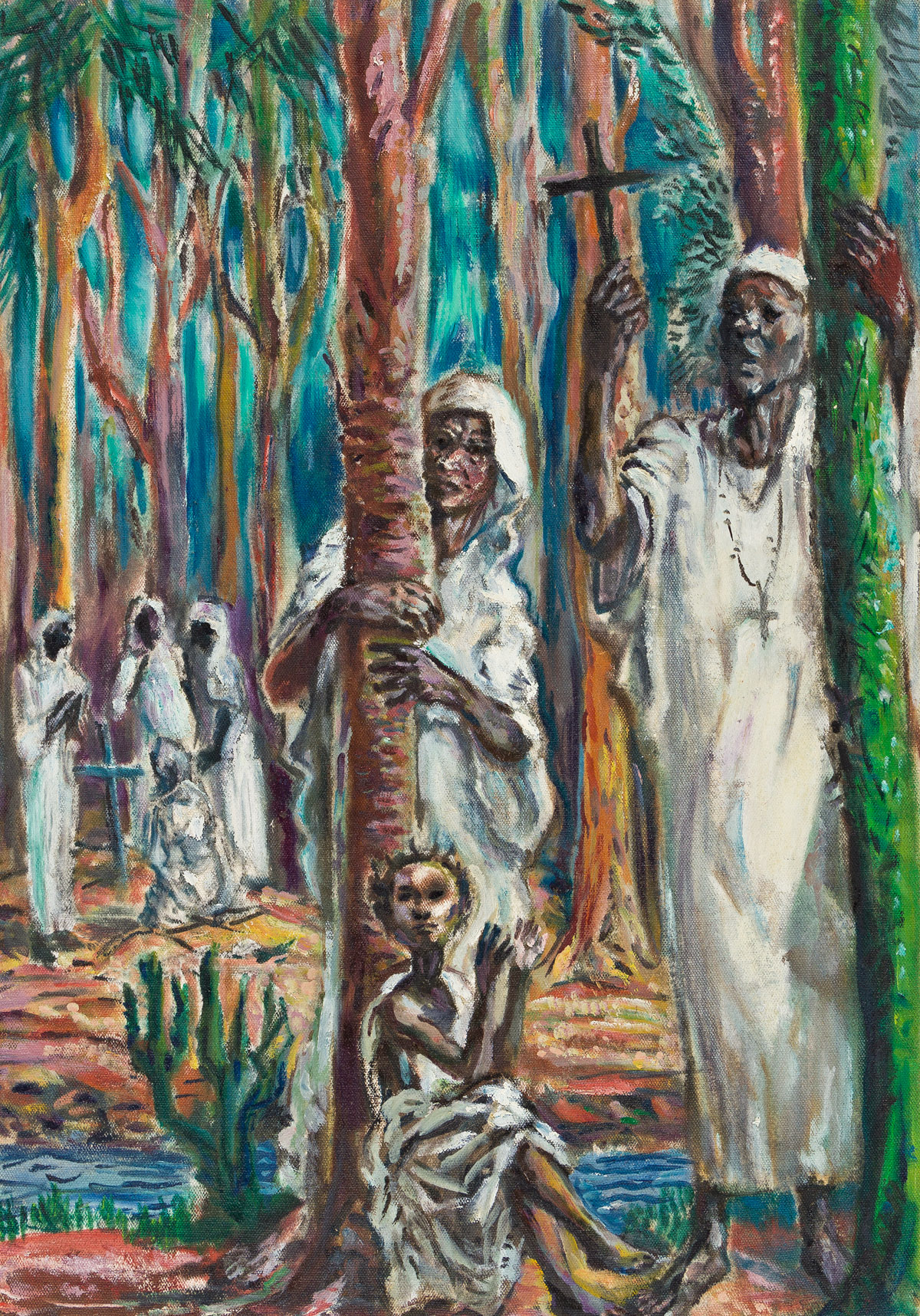 JAMES A. PORTER (1905 - 1970) Seraphim and Cherubim, Lagos.